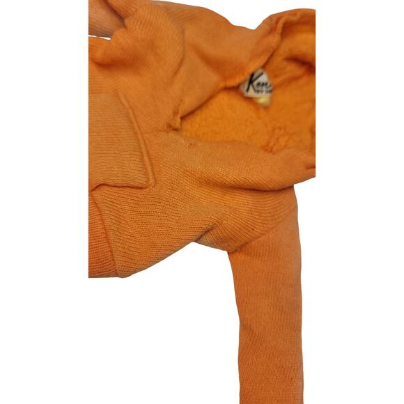 1960 Vintage Ken "Time for Tennis" Sweater & Original Orange Hoodie Sweat Jacket - Picture 5 of 10
